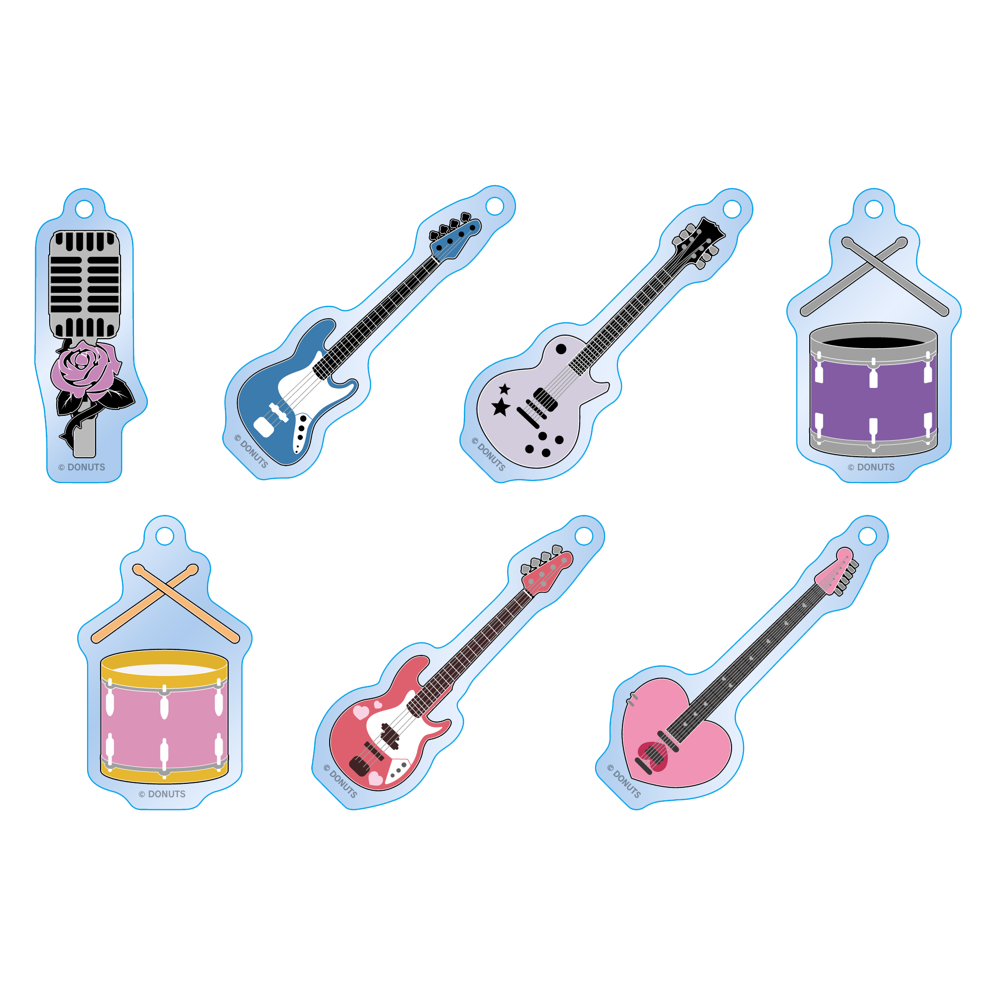 楽器アクリルチャーム