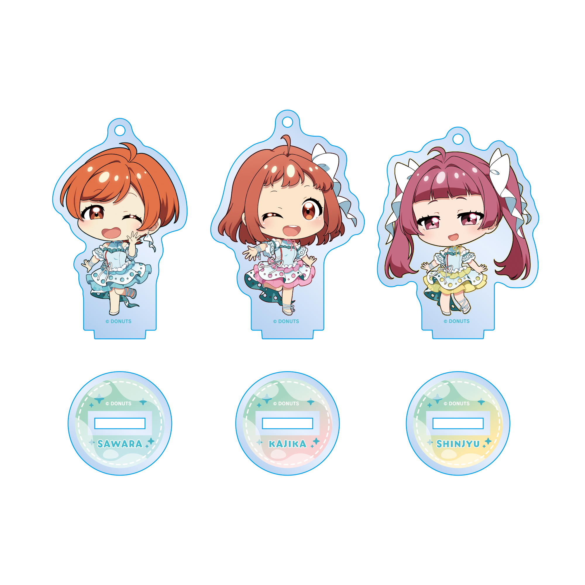 スタンド付きアクリルキーホルダー